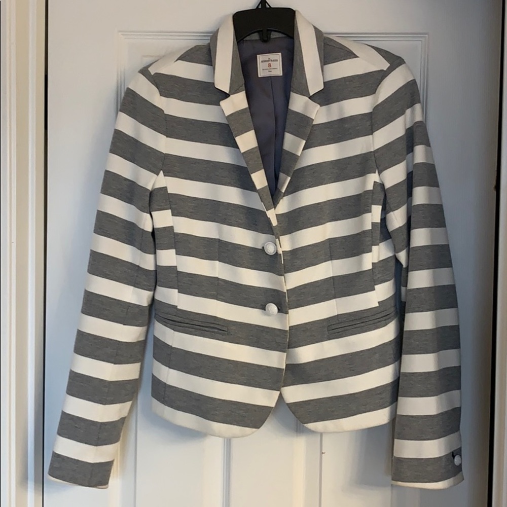 Gray and White Gap Academy Blazer
